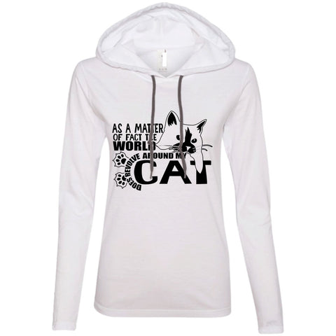 A black t-shirt with the shopify logo