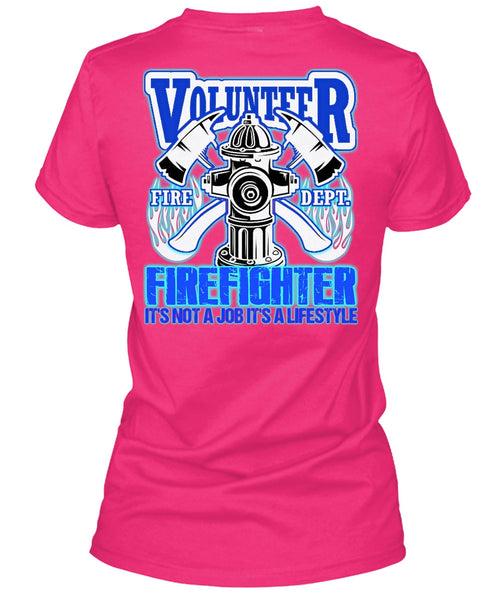 Volunteer Firefighter T Shirt, I Love Firefighter T Shirt
