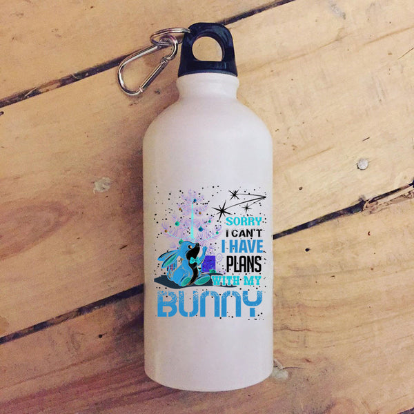 I Have Plans With My Bunny 20 oz Stainless Steel Bottle,Cool Christmas Outdoor Sports Water Bottle
