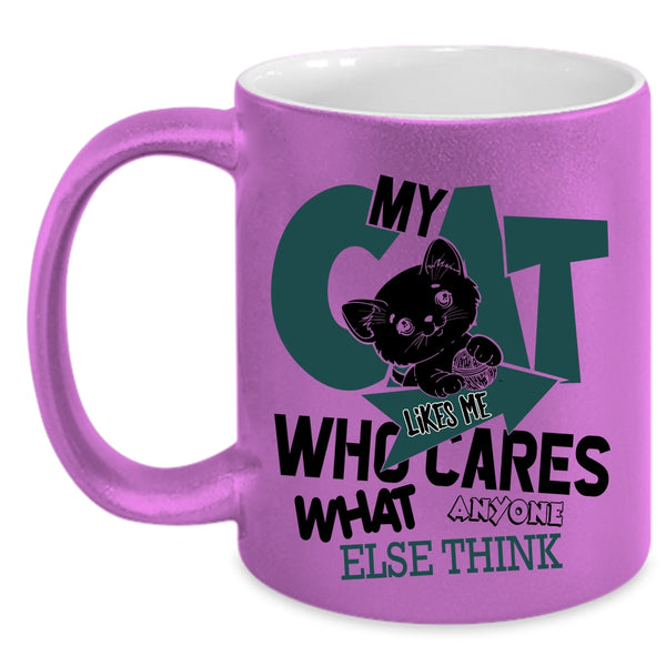 Lovely Cats Coffee Mug, My Cat Like Me Accent Mug