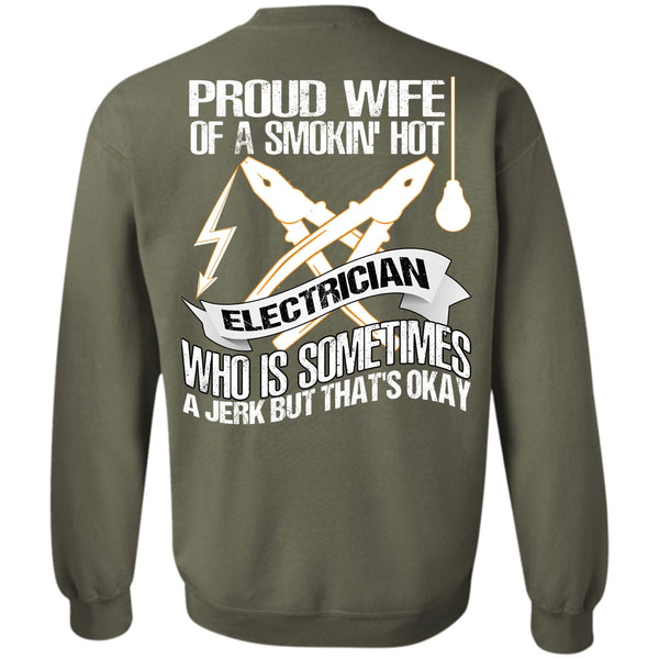 Smoking Hot Electrician T Shirt, I Love Electrician Sweatshirt