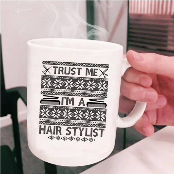 Christmas Tree Coffee Mug, I'm A Hair Stylist Cup
