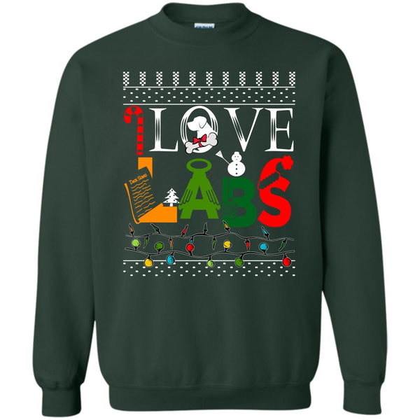 Coolest Labs Lover T Shirt, Dog Merry Christmas Sweatshirt