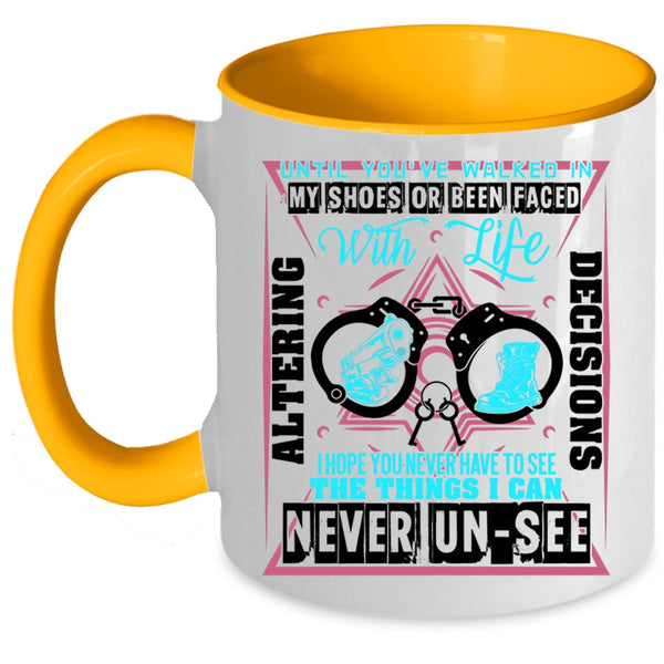 Cool Gift For Policeman Coffee Mug, Awesome Police Officer Accent Mug
