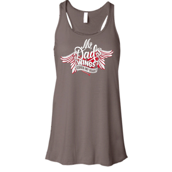 My Dad Wing's Cover My Heart T Shirt, Dad's Wing Tank Top
