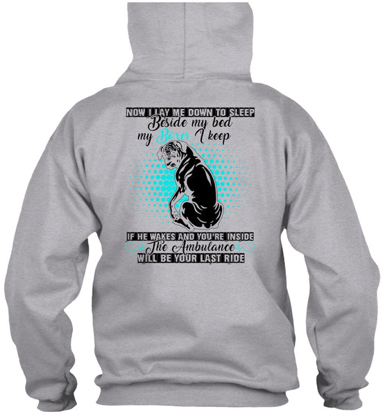 Sleep Beside My Bed My Boxer T Shirt, I Love My Dog T Shirt