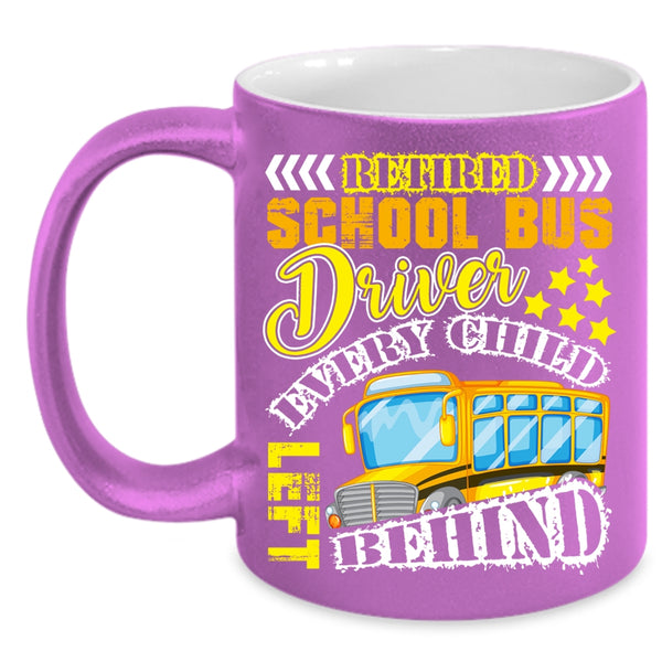 Retired School Bus Driver Coffee Mug, Cool Retirement Coffee Cup