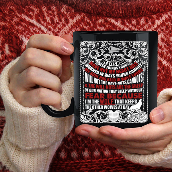 My Eyes Have Seen Things Yours Coffee Mug, Cool Police Officer Coffee Cup