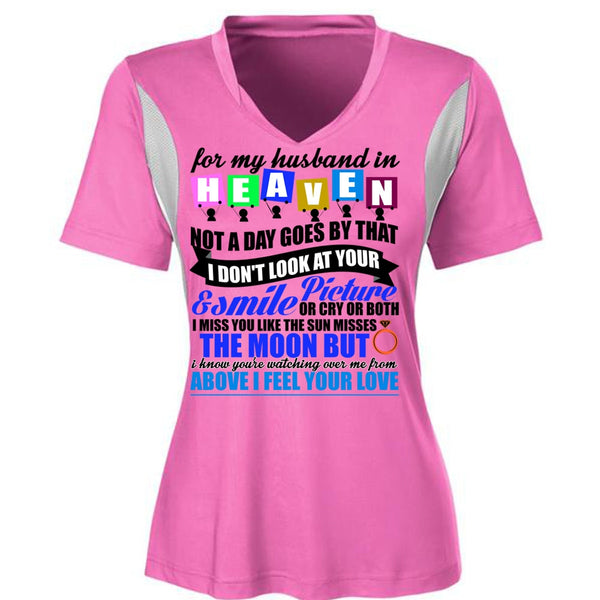 For My Husband In Heaven T Shirt, I Love Husband T Shirt