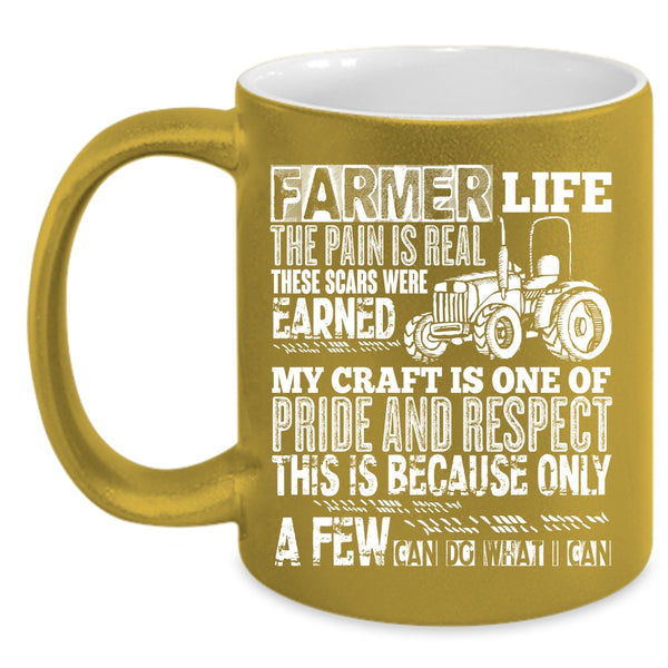 Farmer Life Coffee Mug, Cool Gift For Farmer Coffee Cup