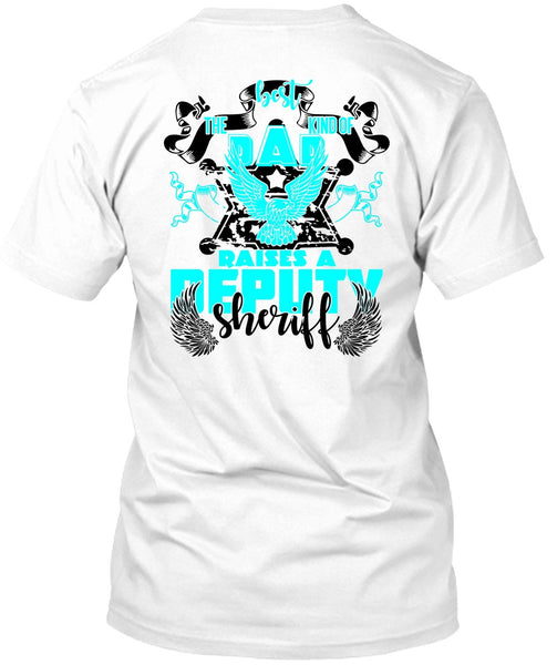 A black t-shirt with the shopify logo