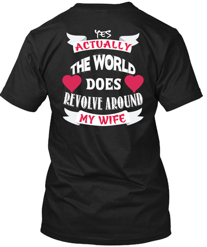 A black t-shirt with the shopify logo