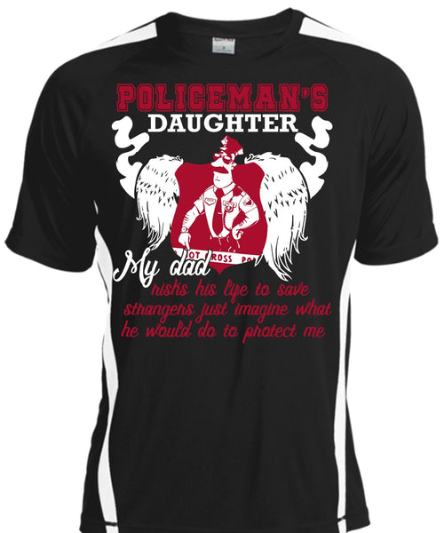 A black t-shirt with the shopify logo