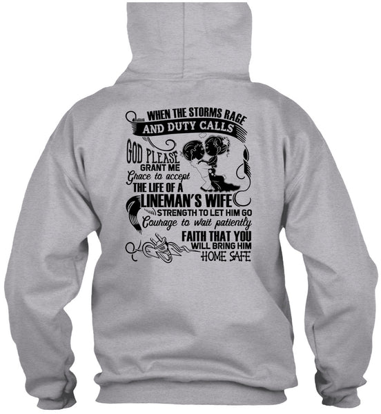 The Life Of A Lineman's Wife T Shirt, I Love Lineman T Shirt