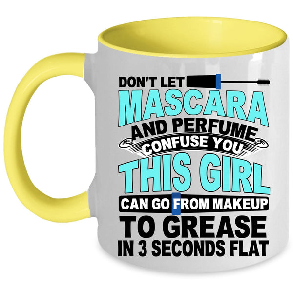 Funny Gift For Wife Coffee Mug, Mascara And Perfume  Accent Mug