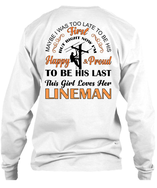 This Girl Loves Her Lineman T Shirt, My Job T Shirt