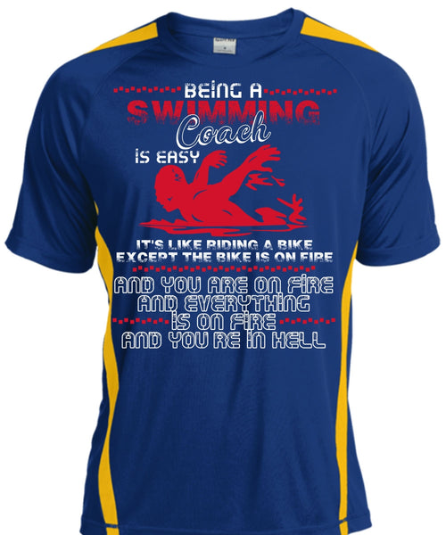 Being A Swimming Coach T Shirt, You're In Hell T Shirt, Cool Shirt