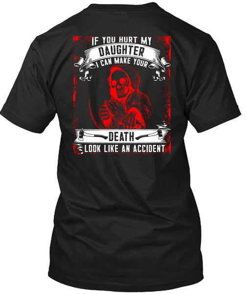 A black t-shirt with the shopify logo