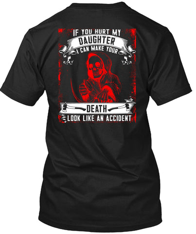 A black t-shirt with the shopify logo