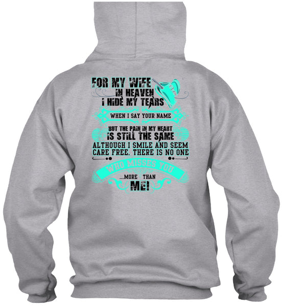 For My Wife In Heaven T Shirt, I Love Husband T Shirt