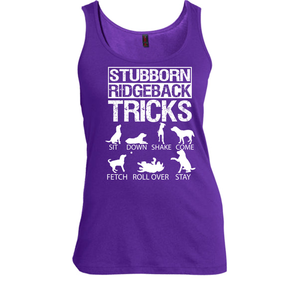 Stubborn Ridgeback Tricks T Shirt, I Love My Dog T Shirt, Cool T Shirt