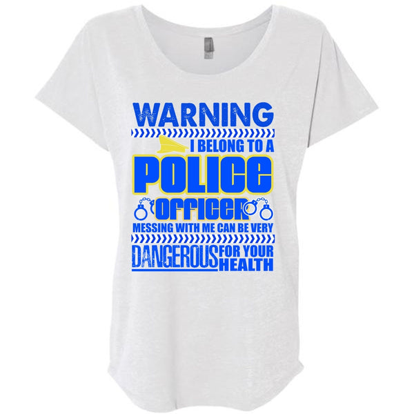 I Belong To A Police Officer T Shirt, I Love Police T Shirt, Awesome T-Shirts