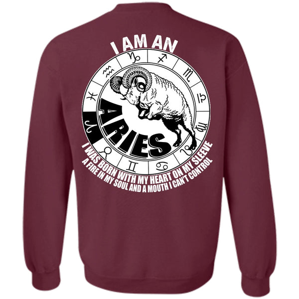 Fire In My Soul T Shirt, I Love Aries Sweatshirt