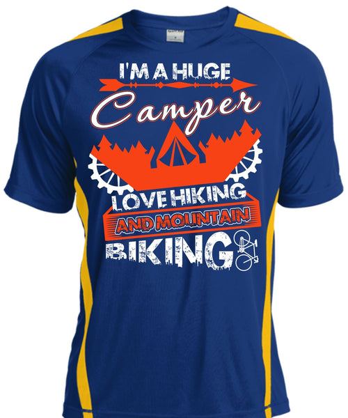 I'm A Huge Camper T Shirt, Mountain Biking T Shirt, Cool Shirt