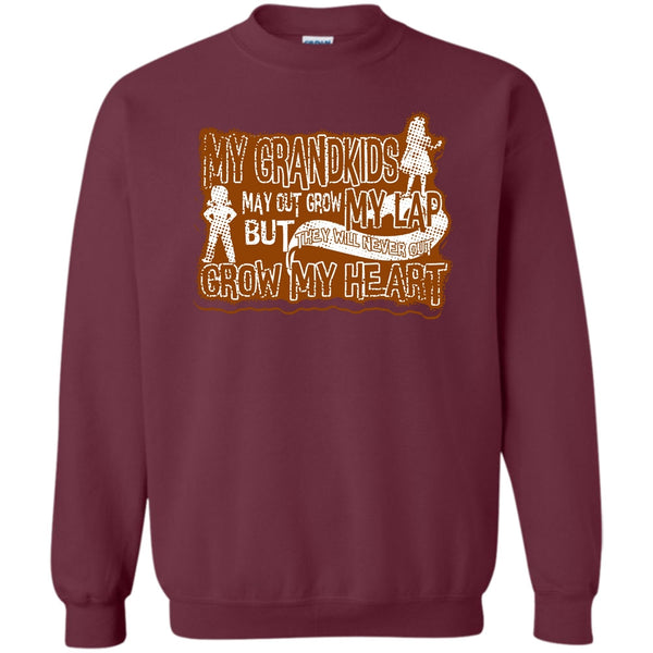 Never Out Grow My Heart T Shirt, My Grandkids Sweatshirt