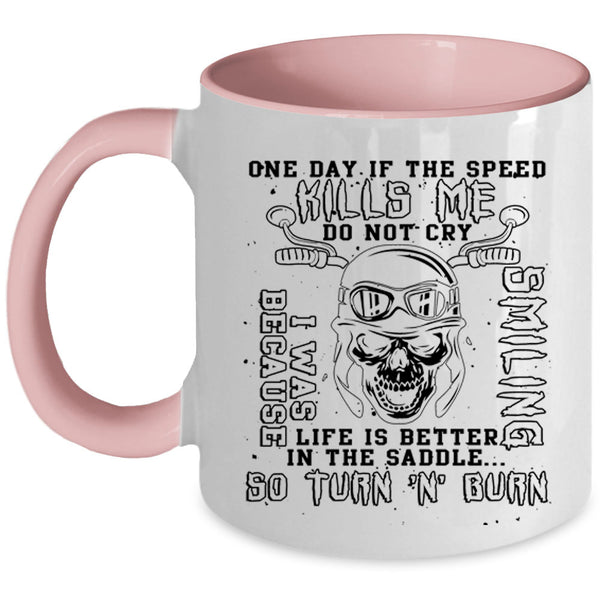 Awesome Gift For Biker Coffee Mug, Cool Biker Accent Mug
