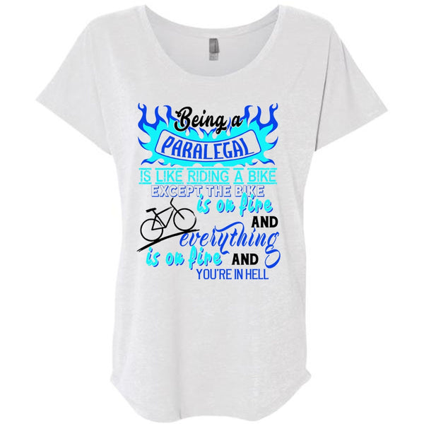 Being A Paralegal Is Like Riding A Bike T Shirt, Career T Shirt