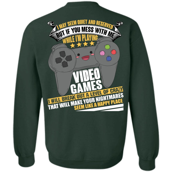Like A Happy Place T Shirt, I Love Gaming Sweatshirt