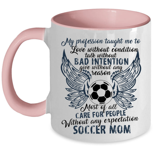 Awesome Soccer Mom Coffee Mug, Soccer Mom Accent Mug