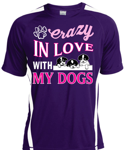 Crazy In Love With My Dogs T Shirt, I Love My Dogs T Shirt, Cool Shirt