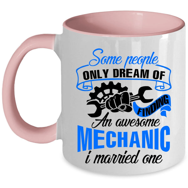 I Love Mechanic Coffee Mug, Finding An Awesome Mechanic Accent Mug