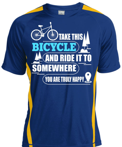 Take This Bicycle T Shirt, Being A Biker T Shirt, Cool Shirt