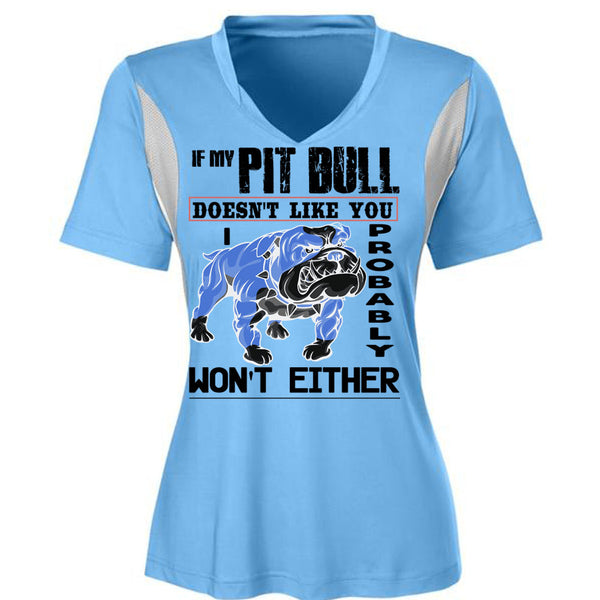 If My Pit Bull Doesn't Like You T Shirt, I Love My Dogs T Shirt, Awesome T-Shirts