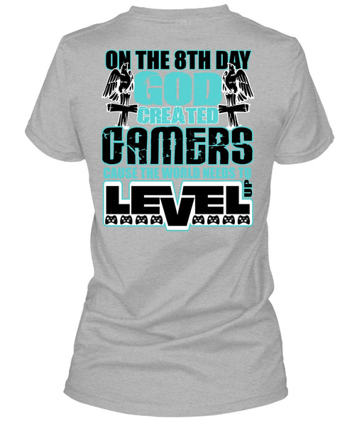 God Created Gamers T Shirt, I Love Gaming T Shirt