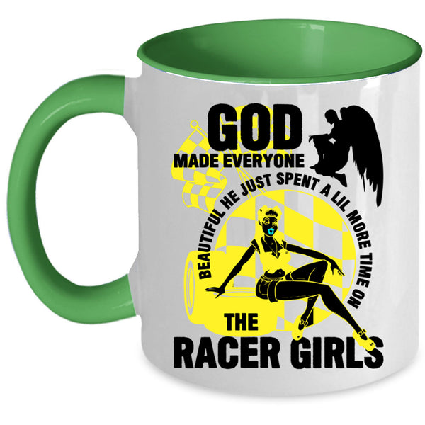 Cool Gift For Racer Girls Coffee Mug, The Racer Girls Accent Mug