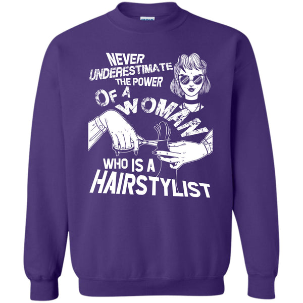 Woman Who Is A Hair Stylist T Shirt, Coolest Hair Stylist Sweatshirt