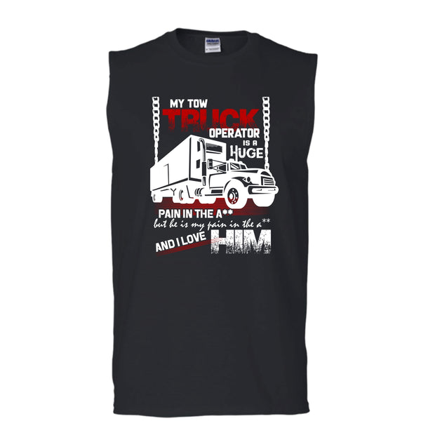 A black t-shirt with the shopify logo