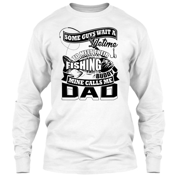 Their Fishing Buddy T Shirt, Coolest Fishing Dad T Shirt