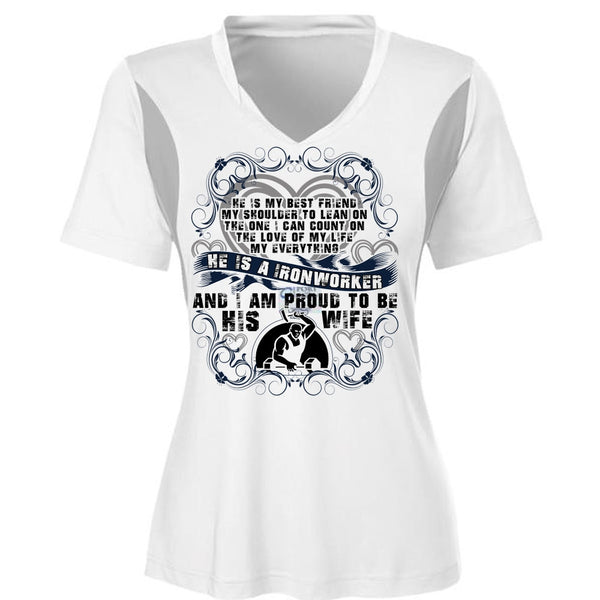 Proud To Be His Wife T Shirt, I Love Ironworker T Shirt, Awesome T-Shirts