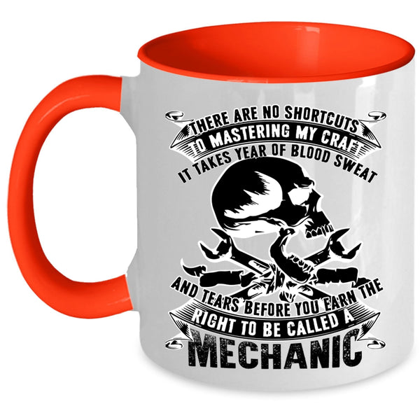 I Raise A Mechanic Coffee Mug, To Be Called A Mechanic Accent Mug