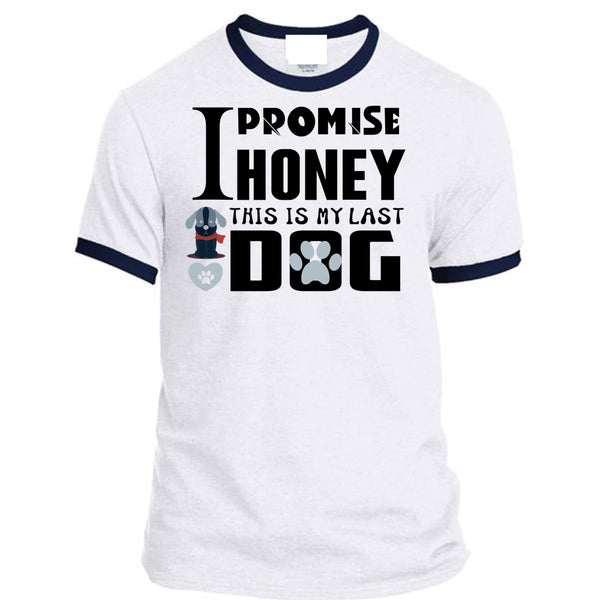 A black t-shirt with the shopify logo