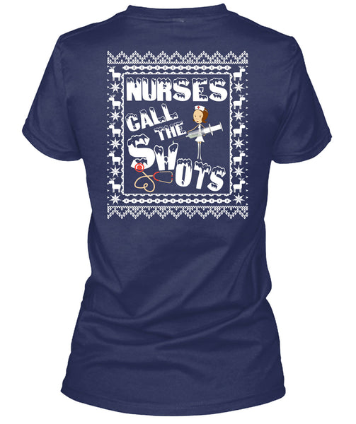 Nurses Call The Shots T Shirt, This Girl Loves Christmas T Shirt