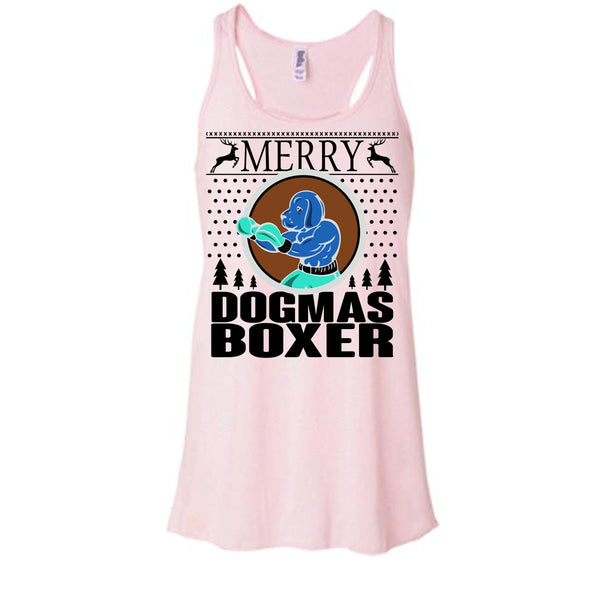 Merry Dogmas Boxer T Shirt, Cool Dog Lover T Shirt, Awesome t-shirts