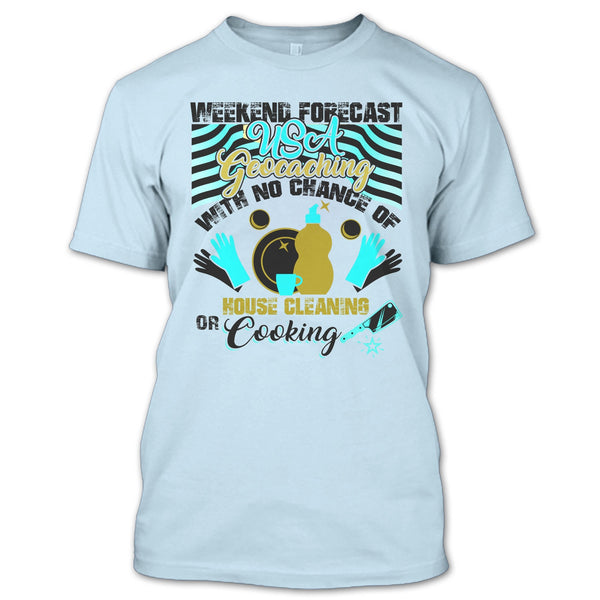 Weekend Forecast USA Geocaching T Shirt, USA Geocaching T Shirt