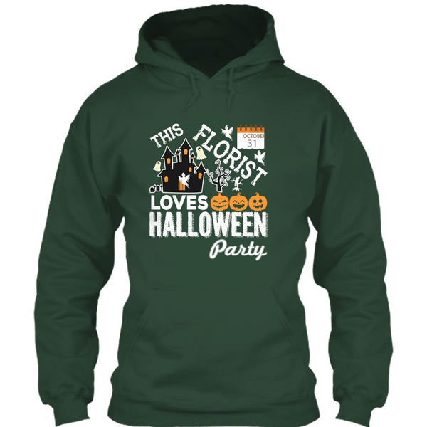 Halloween T Shirt, This Florist Love Halloween Party T Shirt