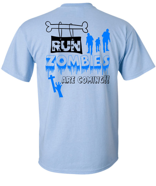 Run Zombies Are Coming T Shirt, Wait For Halloween T Shirt